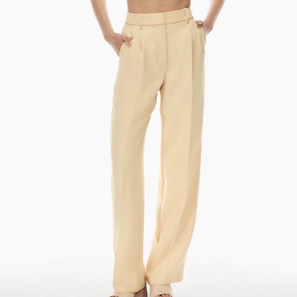 Wilfred The Effortless Pant High-waisted wide-leg crepe trousers